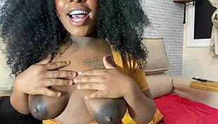 Lactating Guide Teasing Milk Squirt