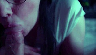 this prurient woman sucks her paramours' cocks passionately