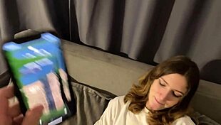 After The Night Club, This Cute Teen Had A One Night Stand Sucking Cock.