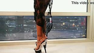 Pov Curvy Busty Model Strip Tease