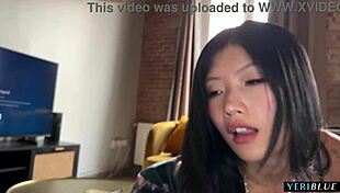 He catches his Chinese step sister sending nudes