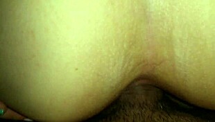 Hey, filling my whore's ass with cum in this anal session, what a hot load she takes