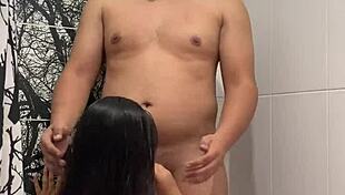 i fucked rica hard in the shower n cummed in her mouth