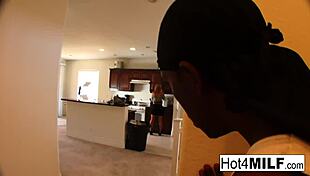 Milf Mellanie receives hardcore interracial fuck with cumshot facial on big tits 😏