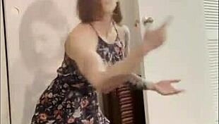 Meeting Brock Cooper. Passionate Redhead Rides Big Cock in Bedroom.