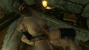 Anri the Seducer from Skyrim gets fucked by Raerek