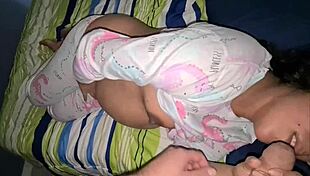 pregnant stepsister horny lets cum on belly