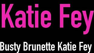 Busty Brunette Katie Fey Lays In Bed Totally Nude