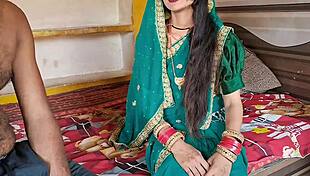 Fucked The Neighbor's Bhabhi In Her Green Saree!