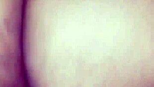 the bbw rides in reverse cowgirl position, bouncing wildly.