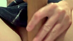 scarlet leaves the bathroom sink sticky with cum