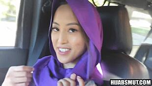 young muslim girl fucks american bf behind step dads back