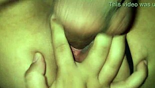 Cheating wife hard fucked on stairs creampied in front of cuckold husband who cleans and swallows cum 😈