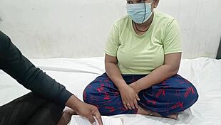 Female student seduces teacher in homemade scene