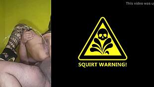 BBW Swallows Huge Cumshot With Squirting Gift