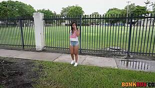 colombian babe loves america and enjoys bumpy ride!