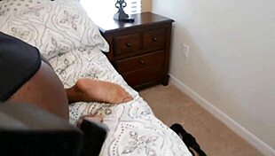 Slutty White Pawg In Fishnets And Cat Mask Sucks Big Black Cock!