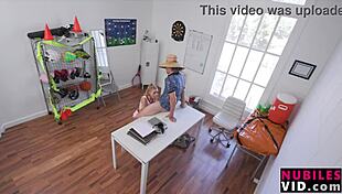 Coach Catches Cheerleader Without Panties