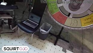 Blonde Bimbo Siri Dahl Grinds On Dan's Face Creaming On His Tongue