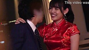 Divorced beauty reaches agonizing climax in cheongsam slow sex