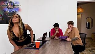 Boss Latina Milf Carla Morelli Fucks Big White Cock Intensely