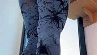 Perfect Round Ass Girl Demonstrates Skills Casually