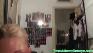 Amateur Blonde Cum Lover Sucking Dick