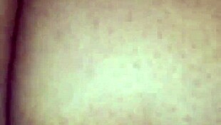 the bbw rides in reverse cowgirl position, bouncing wildly.