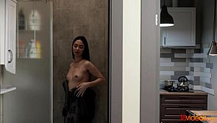 Slim Brunette Milena Briz Bends Over For Doggystyle Fucking