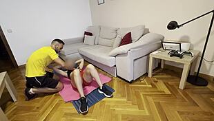 Fuck me hard! attractive latina screams to her personal trainer