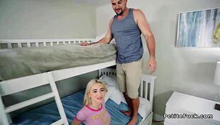 Petite Teen 18+ Bangs In Room With Bunk Beds