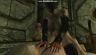 Anri the Seducer from Skyrim gets fucked by Raerek