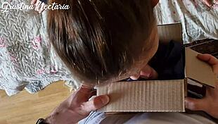 gave my gf a present, she gave me a blowjob