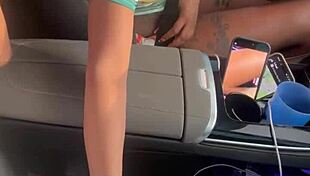 Playing With Dick In The Car