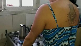 Housewife Takes Massive Cock Before Doing Her Chores