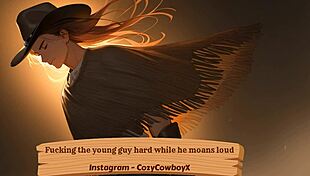 Intensely fucking the young 18+ guy hard as he moans loudly in pleasure