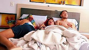 Latina Milf Observes Step Siblings in Family Setting