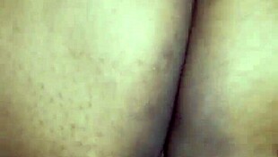 the bbw rides in reverse cowgirl position, bouncing wildly.