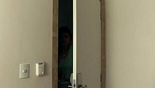 Trans babe Susie jerks off as guy fingers her tight asshole