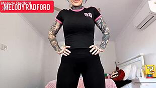 milf in sheer leggings gets fucked by melody radford