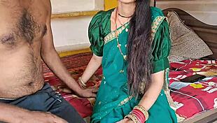 Fucked The Neighbor's Bhabhi In Her Green Saree!