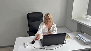 Secretary, Why Masturbate To Porn At Your Desk After Work?