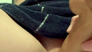 scarlet leaves the bathroom sink sticky with cum