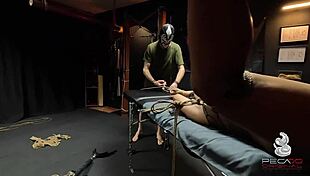 Slave Girl Tied And Sodomized By Master, Then Fucked By His Apprentice