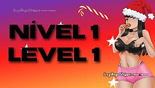 cock hero jerk off game sexy mrs santa twerking blowjob titsfuck and oil on big ass