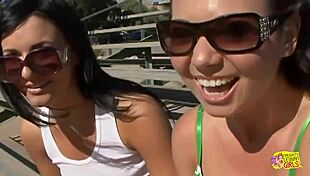 Lesbian Skater Girl Follows Brunette Back Home to Use Anal Sex Toys on Themselves