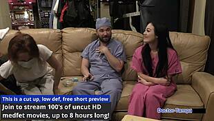 dr tampa conducts tampa university entrance physical on blaire celeste 😏