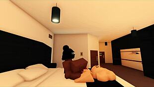 Slut gets blacked in roblox