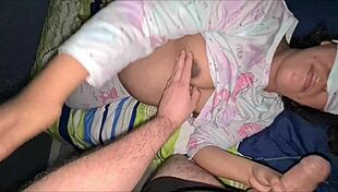 pregnant stepsister horny lets cum on belly