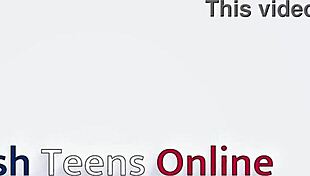 blonde 18-year-old student gets railed and creampied in hot scene 😈